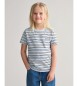 Gant Blau gestreiftes T-Shirt