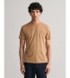 Gant T-shirt med brun sköld