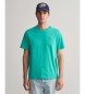 Gant T-shirt bouclier turquoise
