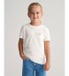 Gant Camiseta Shield blanco