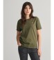 Gant T-shirt per adolescenti con scudo verde