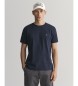 Gant Slim Fit Shield T-shirt marinblå