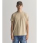 Gant Ton-sur-ton Archive Shield T-shirt beige