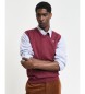 Gant Gilet classique en coton marron