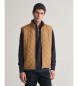 Gant Gilet coupe-vent matelassé marron