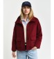 Gant Maroon Wool Short Jacket