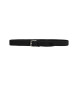 Gant Black elastic braided belt