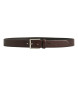 Gant Cintura classica in pelle marrone