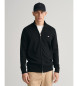 Gant Zip-Strickjacke Casual schwarz