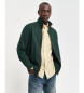 Gant Cardigan Sacker Rib con cerniera verde