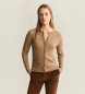 Gant Beige cable-knit cardigan