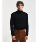 Gant Maglia in lana merino extrafine con collo alto nero