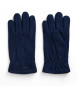 Gant Guantes de lana melton marino