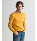 Gant Maglione girocollo classico in cotone giallo