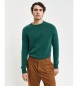 Gant Green wool blend crew neck jumper