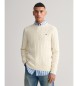 Gant Crewneck jumper in cotton jersey and eights knitted fabric