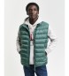 Gant Gilet léger en duvet vert