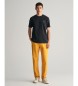 Gant Pantalon chino à coupe régulière jaune