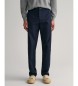 Gant Pantaloni chino blu scuro Tech Prep dalla vestibilità regolare