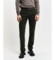 Gant Sztruksowe spodnie chino slim fit zielone