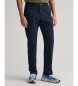 Gant Pantaloni chino blu scuro Tech Prep dalla vestibilità slim