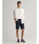Gant Faded Slim Fit marinblå shorts