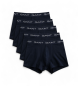 Gant Pack 5 Basic navy boxer shorts