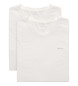 Gant Conjunto de duas camisolas brancas com gola redonda