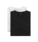 Gant Set of 2 T-shirts round neck white, black