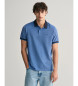 Gant Oxford-Piqué-Poloshirt in vier Farben blau