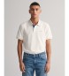 Gant Koszulka polo w kontrastowym kolorze złamanej bieli