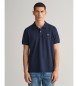 Gant PikÃ© pikÃ©trÃ¶ja Regular Fit Shield marinblÃ¥