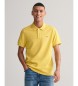 Gant Pique polo majica Regular Fit Shield yellow