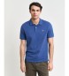 Gant Polo en piqué coupe régulière Shield blue