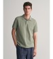 Gant Piqué-Poloshirt Regular Fit Shield grün