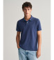 Gant Sunfaded marineblaues Pique-Poloshirt