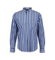 Gant Reg Classic Poplin Wide Stripe blå