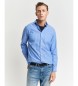 Gant Chemise classique en popeline  rayures bleues Coupe rgulire