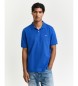 Gant Polo de piqué Regular Fit Shield azul