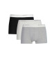 Gant Conjunto de 3 cales boxer preto, branco, preto, cinzento