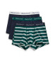 Gant Set de tres boxers marino