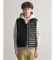 Gant Shiny Teens letvægts quiltet vest sort