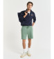 Gant Sport shorts Shield groen