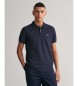 Gant Polo slim marine Shield piqué