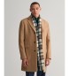 Gant Manteau en laine beige Classic Tailored Fit