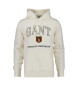 Gant Beige sweatshirt med hætte