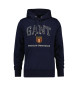 Gant Sweatshirt mit Kapuze navy