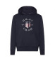 Gant Marinefarbenes Logo-Sweatshirt