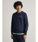 Gant Sweatshirt med tryck och grafik navy 