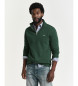 Gant Shield half-zip sweatshirt green